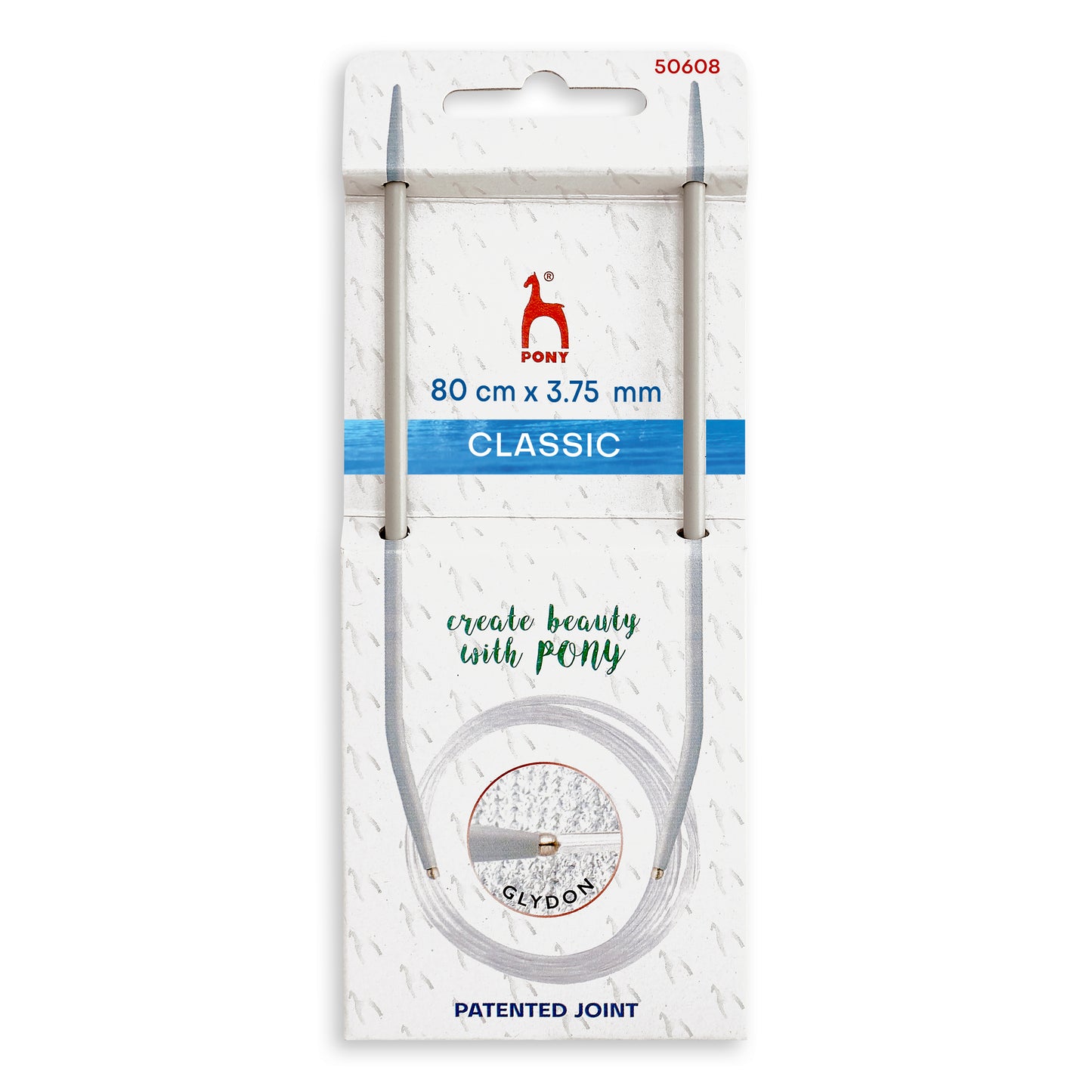 Knitting Pins: Circular: Fixed: Classic: 80cm x 3.75mm