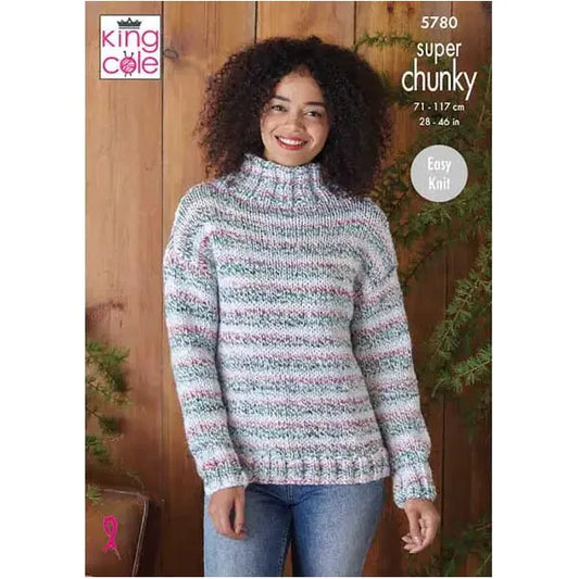Cardigan & Sweater Knitted in Christmas Super Chunky