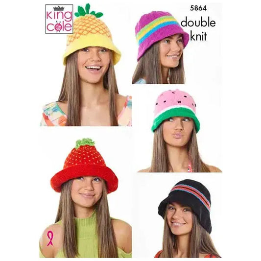 Hats Knitted in Big Value DK 50g