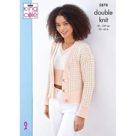 Cardigans & Top Knitted in Finesse Cotton Silk DK