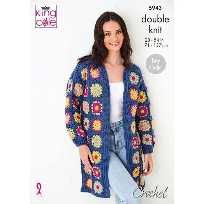 King Cole Crochet Pattern 5943