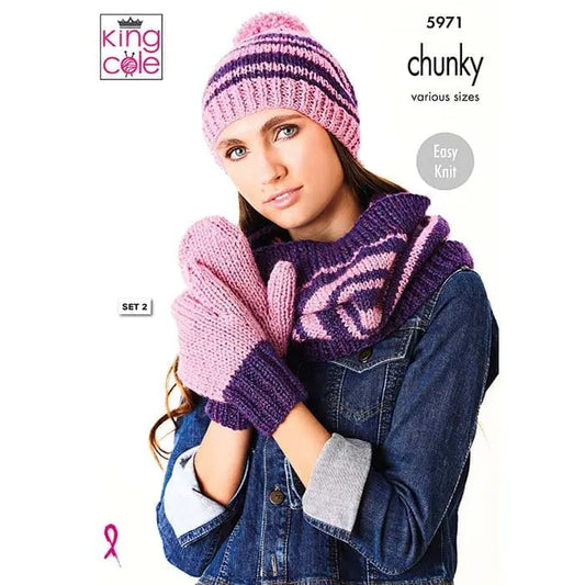 Accessories Knitted in Truffle Glitz