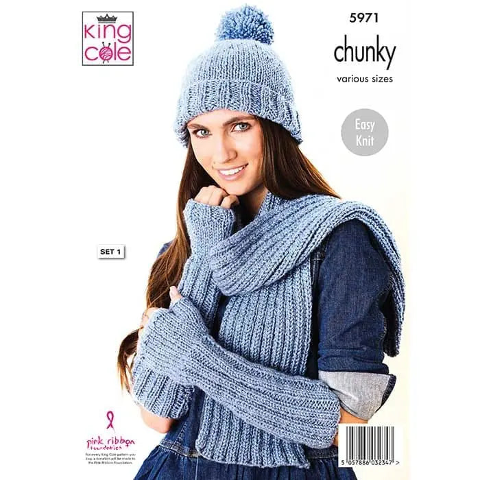 Accessories Knitted in Truffle Glitz