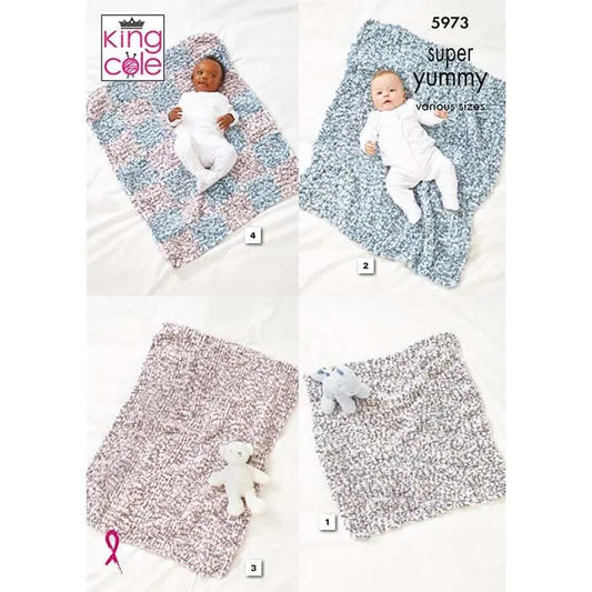 Blankets Knitted in Super Yummy
