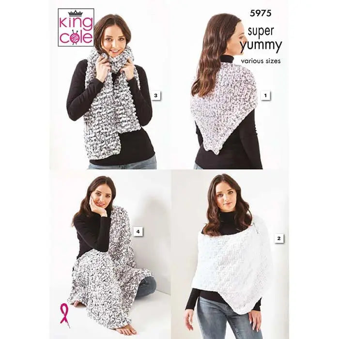 Scarves Knitted in Super Yummy