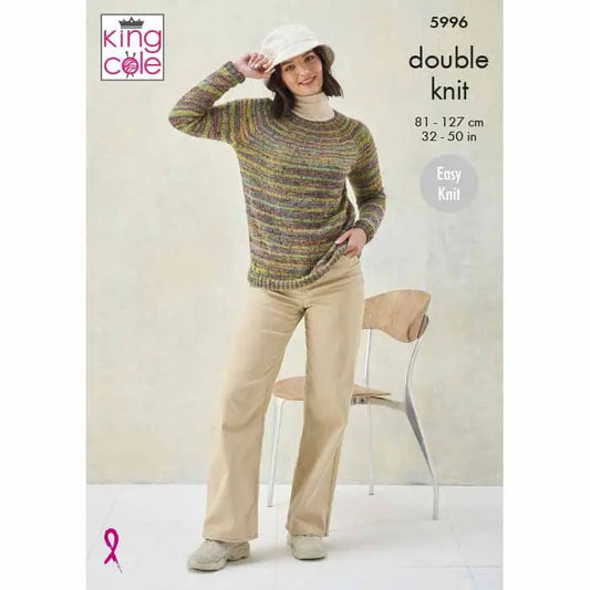 Sweaters Knitted in Homespun Prism DK