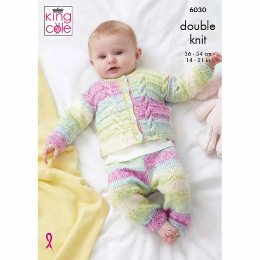 Hoody, Cardigan & Leggings Knitted in Cutie Pie DK