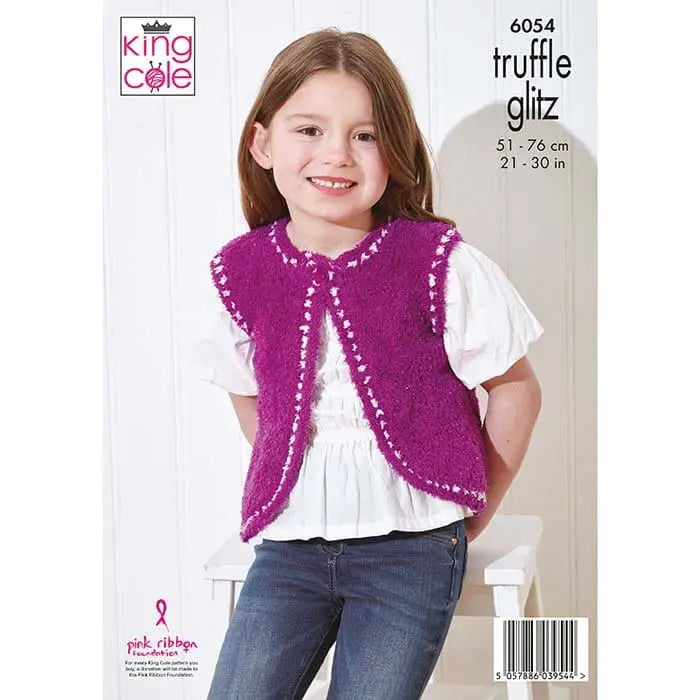 Waistcoat & Bolero Knitted in Truffle Glitz
