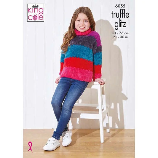 Sweater & Accessories Knitted in Truffle Glitz