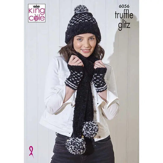 Accessories Knitted in Truffle Glitz
