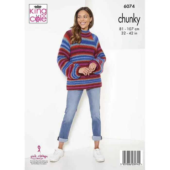 Sweater, Cardigan & Hat Knitted in Riot Chunky