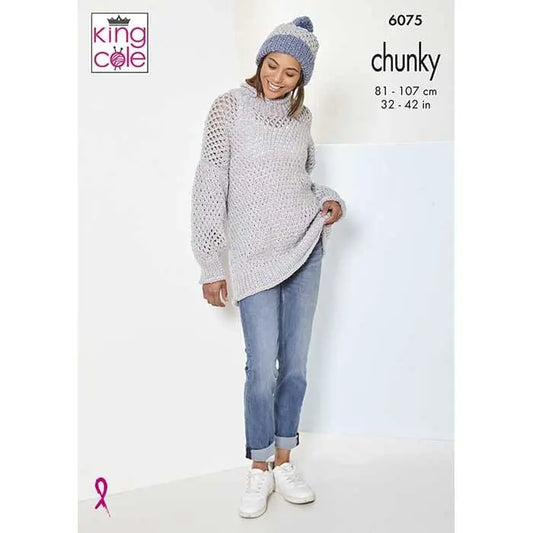 Sweater, Tank Top & Hat Knitted in Big Value Chunky
