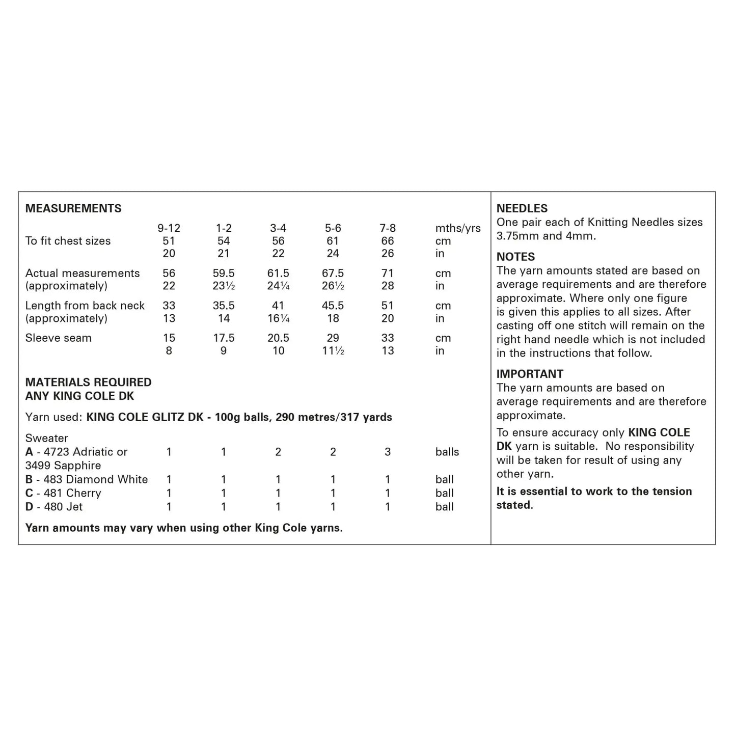 Snowman Sweaters Knitted in Glitz DK