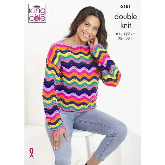 Sweater and Cardigan: Knitted in King Cole Pricewise DK