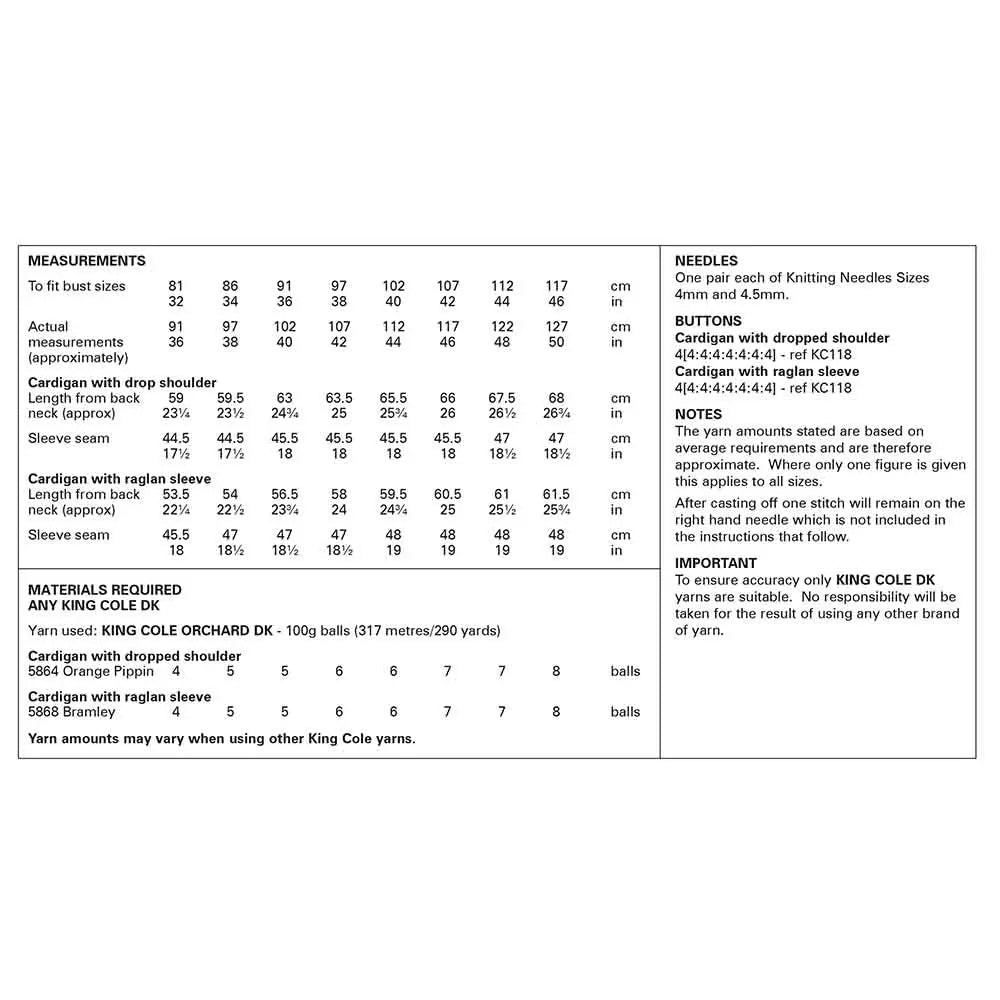 Cardigans Knitted in Double Knit