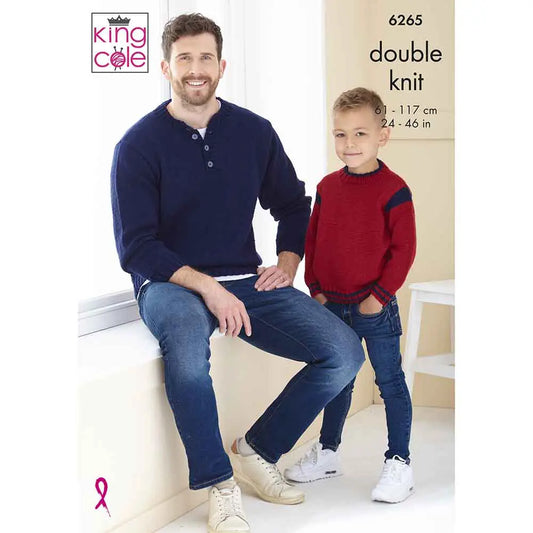 Sweater and Cardigan Knitted in Double Knit