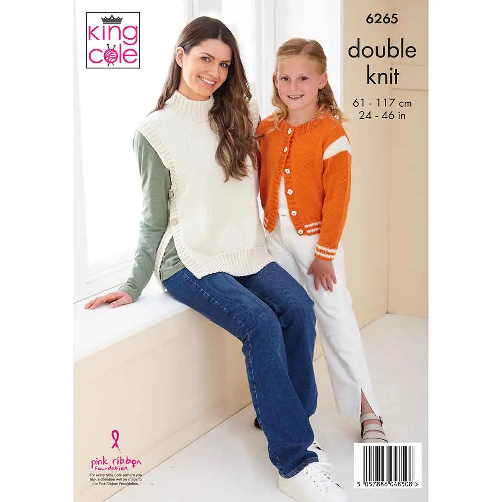 Sweater and Cardigan Knitted in Double Knit