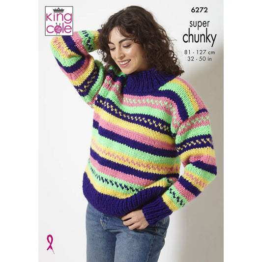 Cardigan and Sweater Knitted in Super Chunky