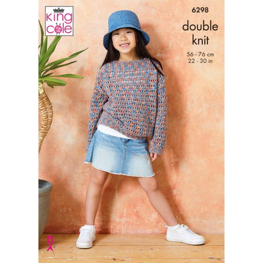 Child’s Sweaters knitted in Cottonsoft Crystal DK