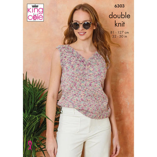 Top’s knitted in Cottonsoft Crystal DK