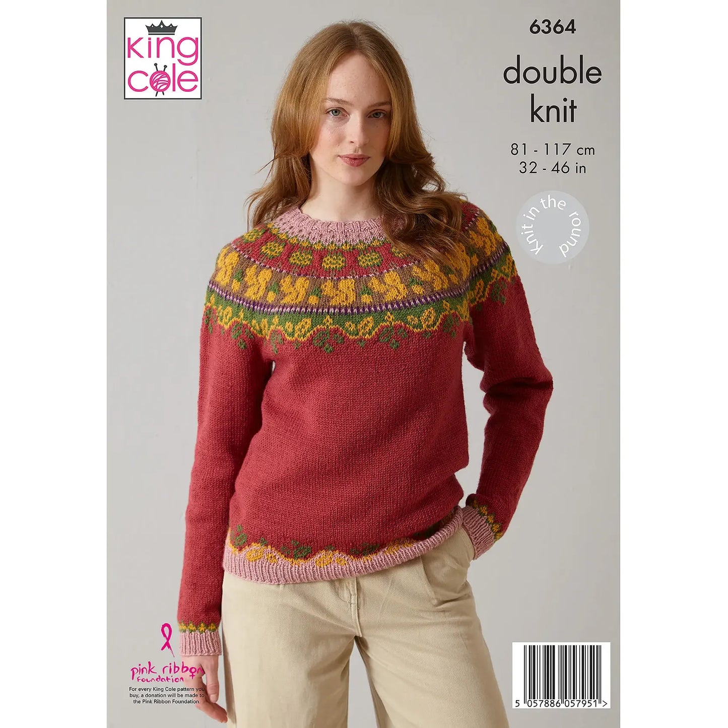 Fairisle Sweater and Tank Top knitted in Merino Blend DK