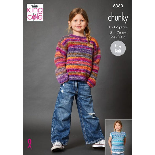 Sweater, Cardigan and Tank Top knitted in Flair Chunky