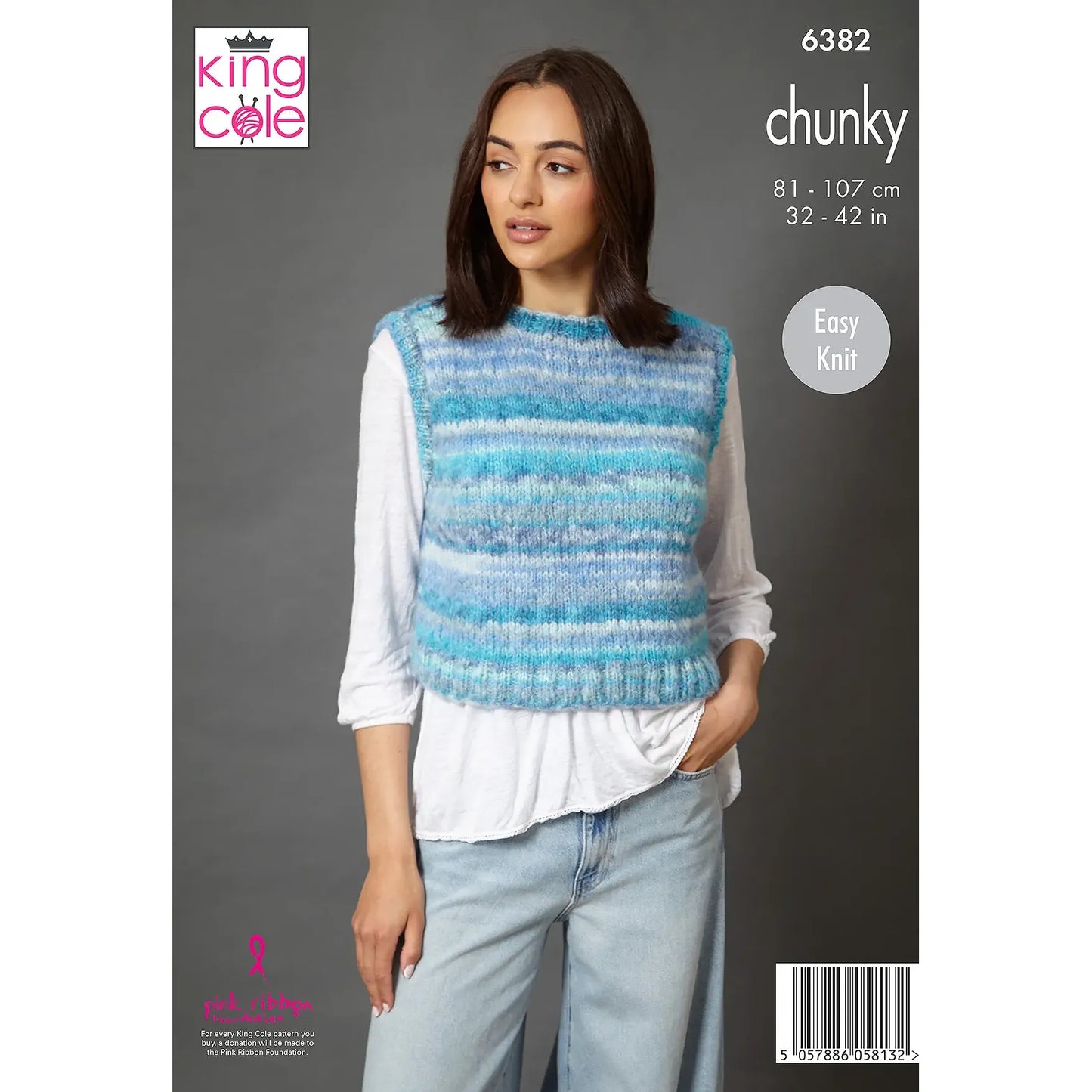 Waistcoat and Tank Top knitted in Flair Chunky