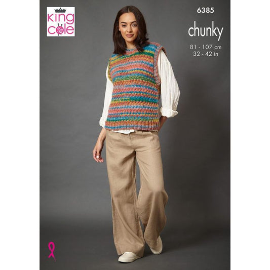Sweater and Tank Top knitted in Flair Chunky