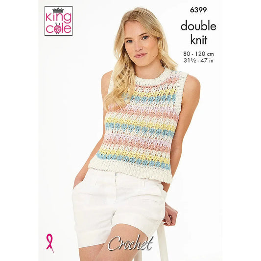 Tank Tops crocheted in Cottonsoft DK