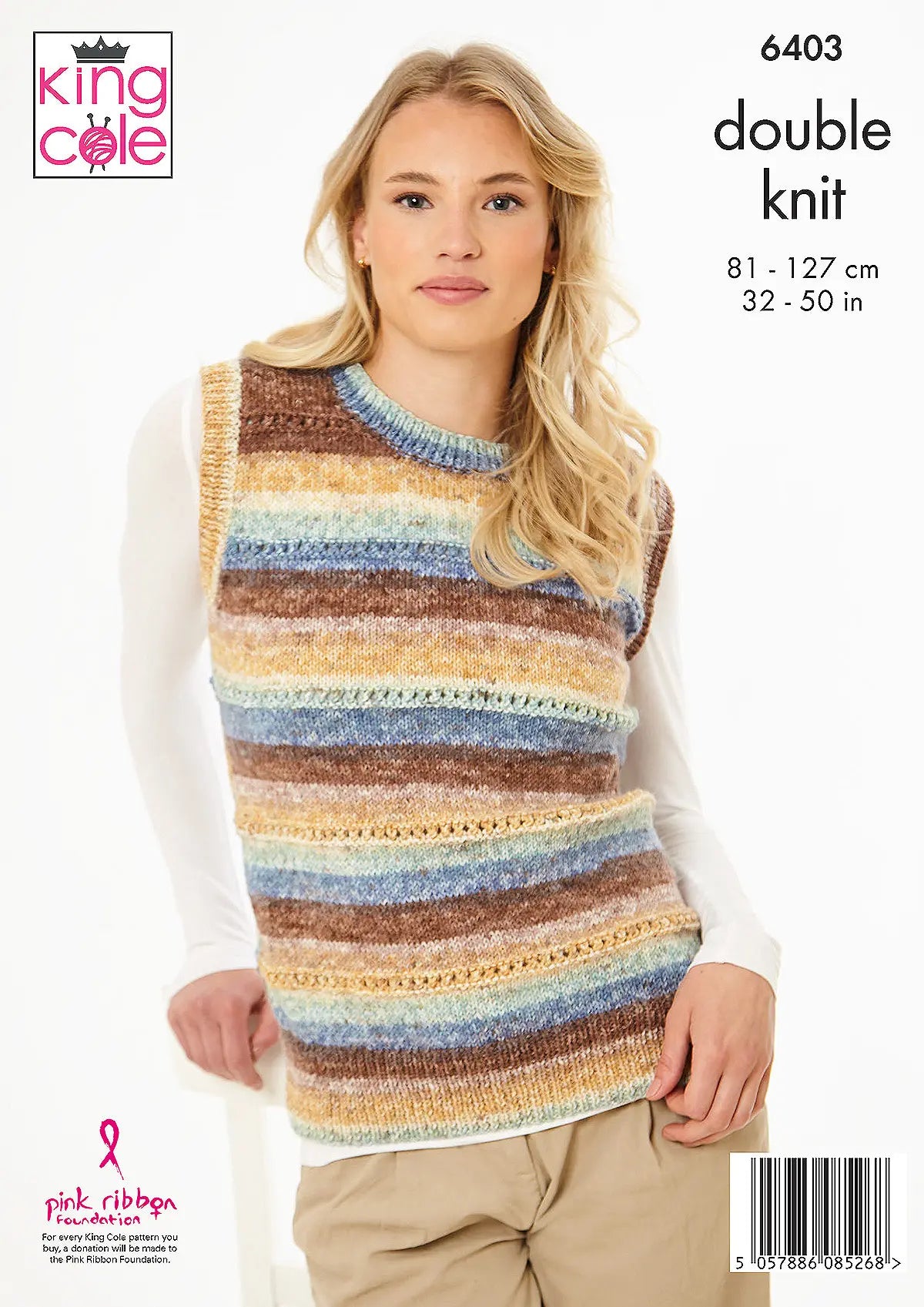 Sweater and Slipover knitted in Bramble DK