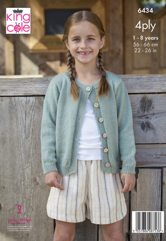 Cardigan and Top knitted in Cherished 4Ply