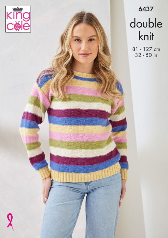 Sweater and Cardigan knitted in Luxury Merino DK