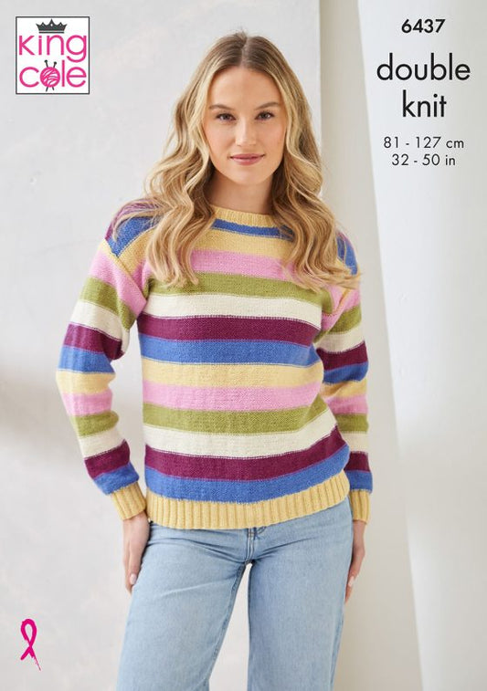 Sweater and Cardigan knitted in Luxury Merino DK