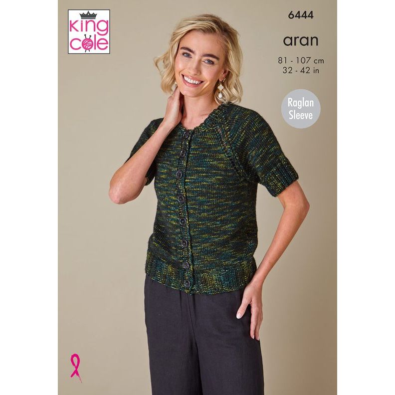 Sweater and Cardigan knitted in Firefly Aran