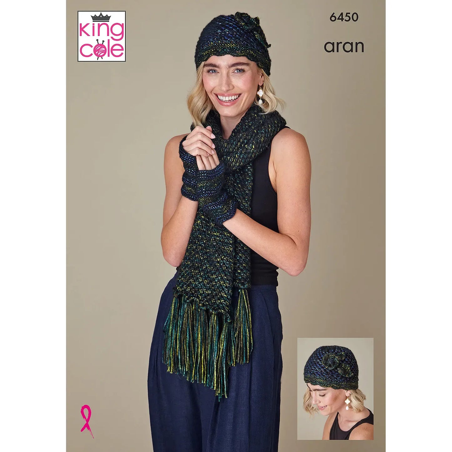 Accessories knitted in Firefly Aran