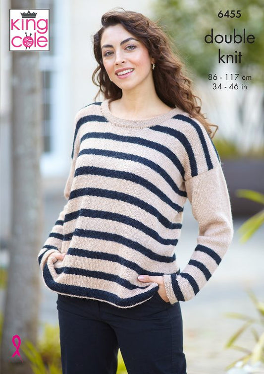 Sweater and Top knitted in Eternity DK