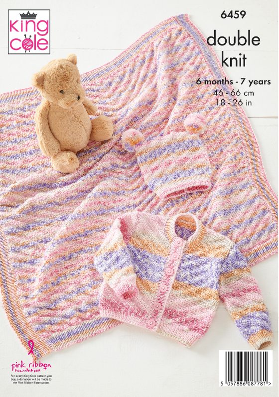 Jacket, Hat and Blanket knitted in Fjord Baby DK