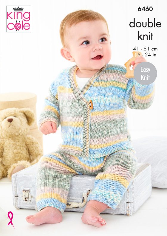 Cardigan and Trousers knitted in Fjord Baby DK