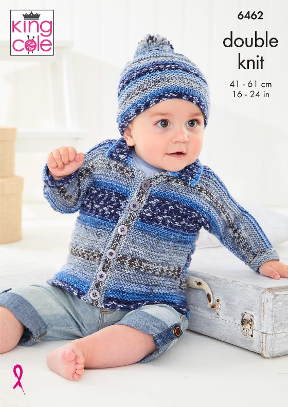 Cardigans and Hat knitted in Fjord Baby DK