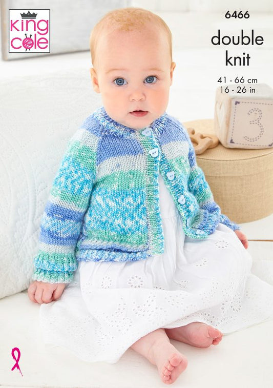 Cardigans knitted in Fjord Baby DK