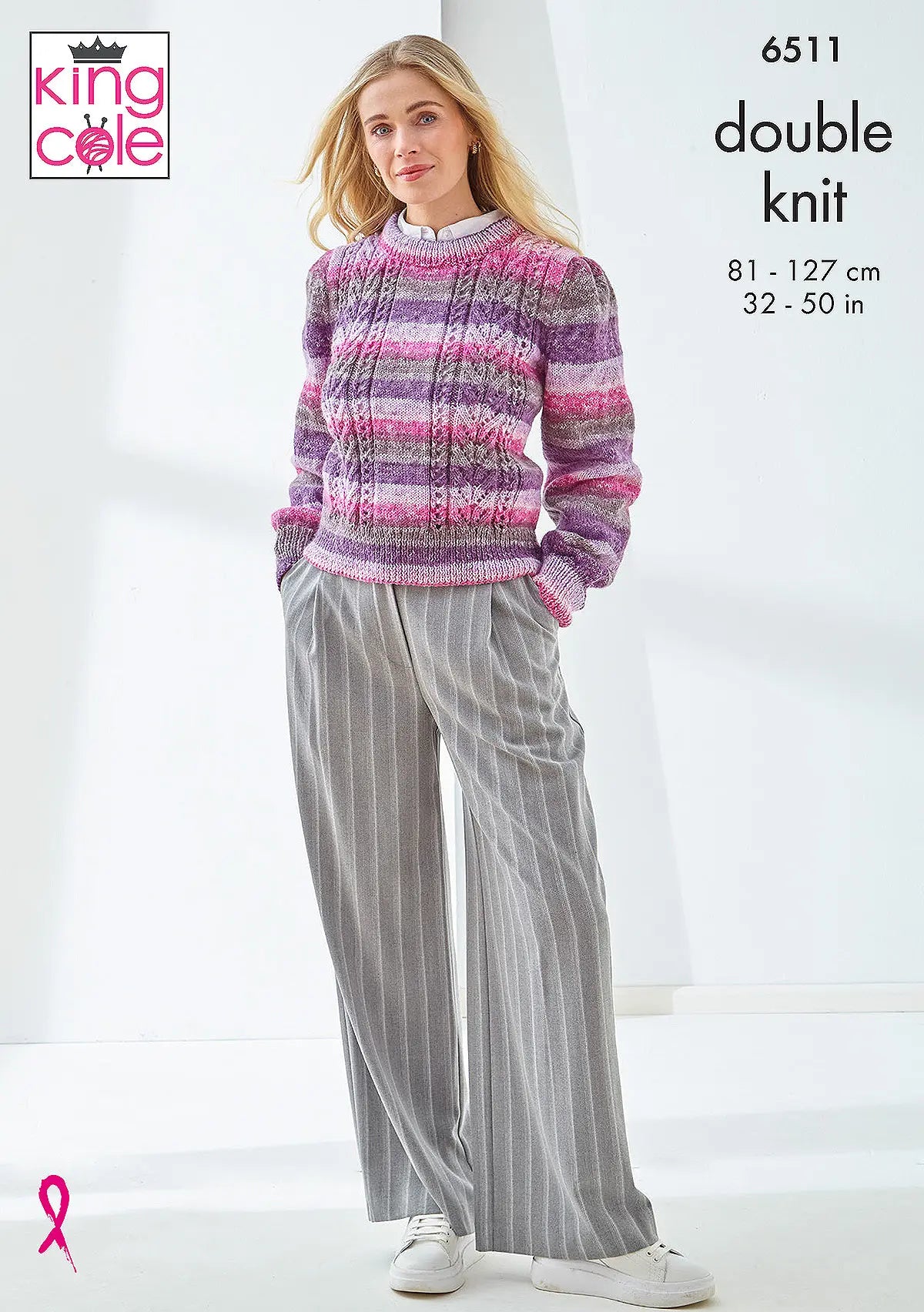 Cardigan and Sweater knitted in Bramble DK
