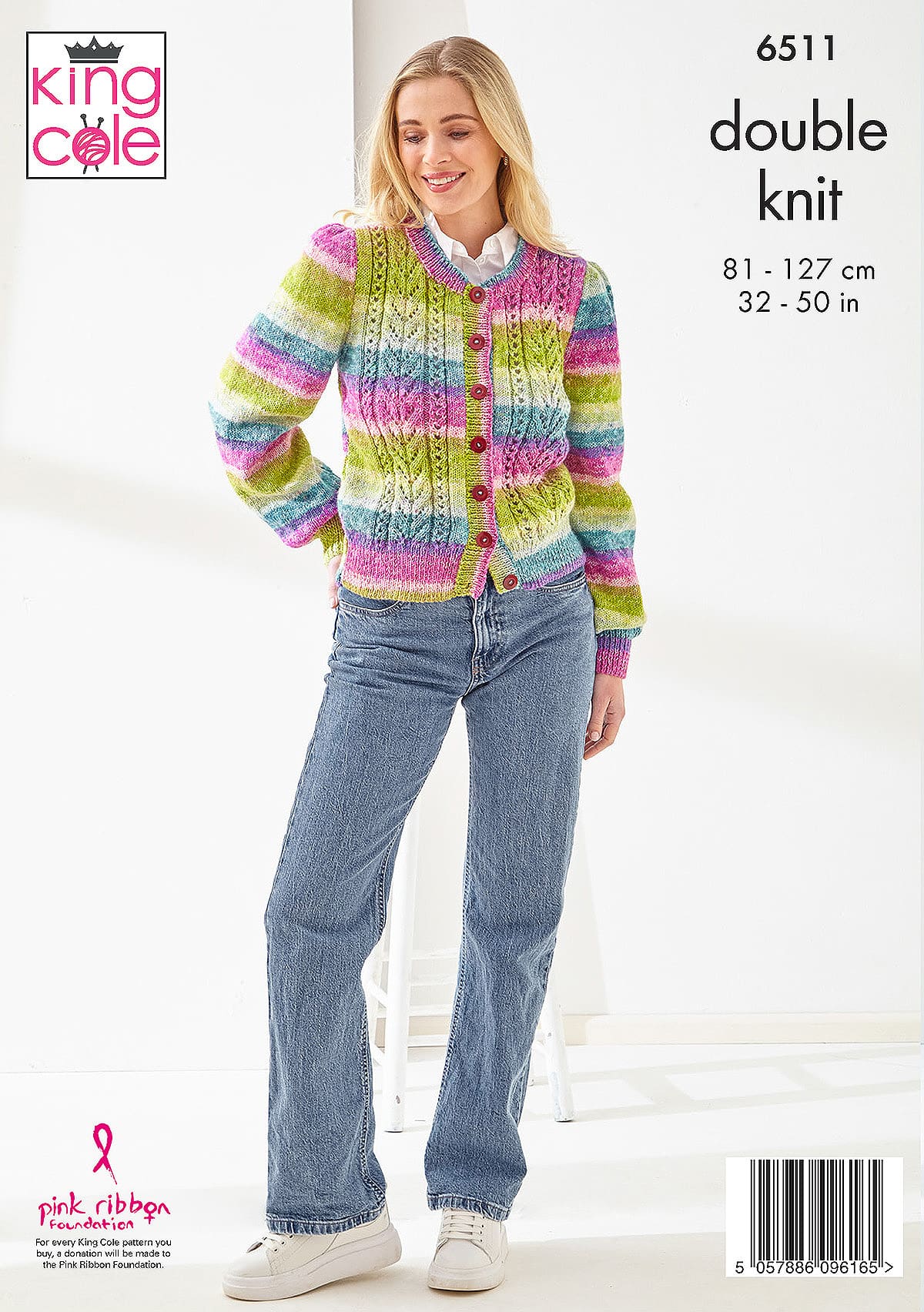 Cardigan and Sweater knitted in Bramble DK