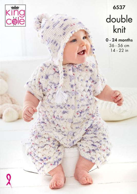 Baby Set knitted in Dot Dot Dash DK