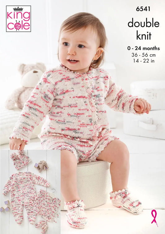 Baby Set knitted in Dot Dot Dash DK