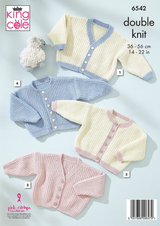 Cardigans knitted in Little Lamb DK