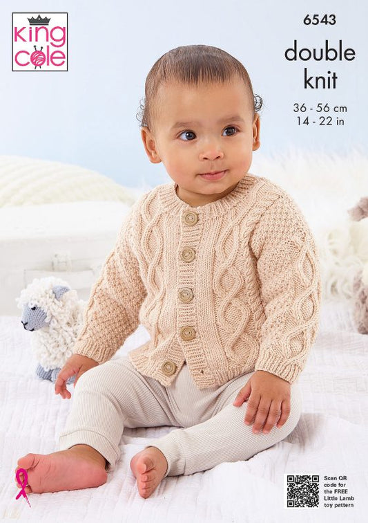 Cardigans and Sweaters knitted in Little Lamb DK