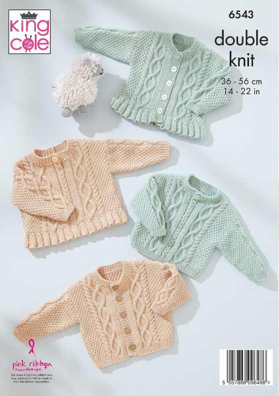 Cardigans and Sweaters knitted in Little Lamb DK