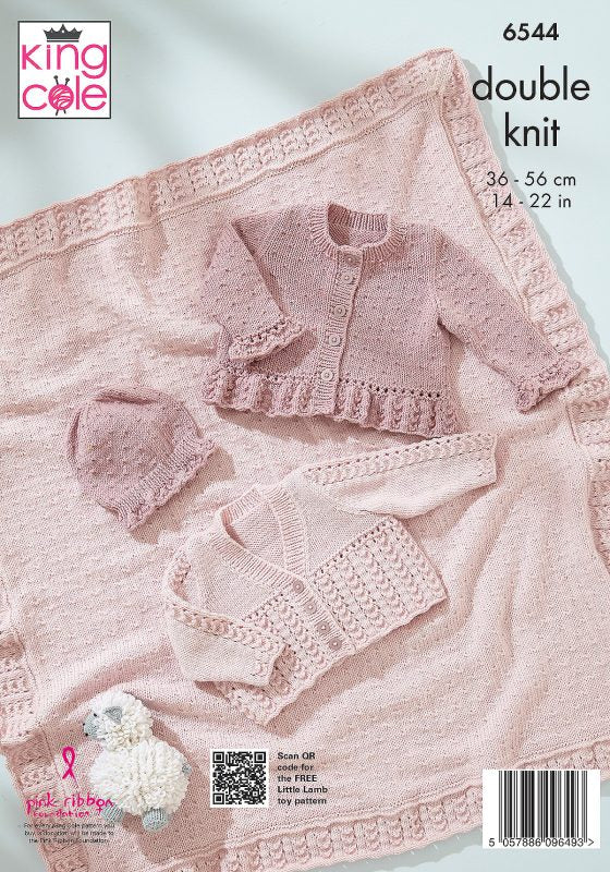Cardigans, Blanket and Hat knitted in Little Lamb DK