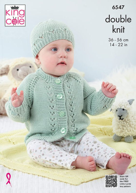 Cardigans, Blanket and Hat knitted in Little Lamb DK