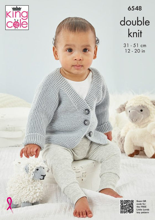 Cardigans knitted in Little Lamb DK